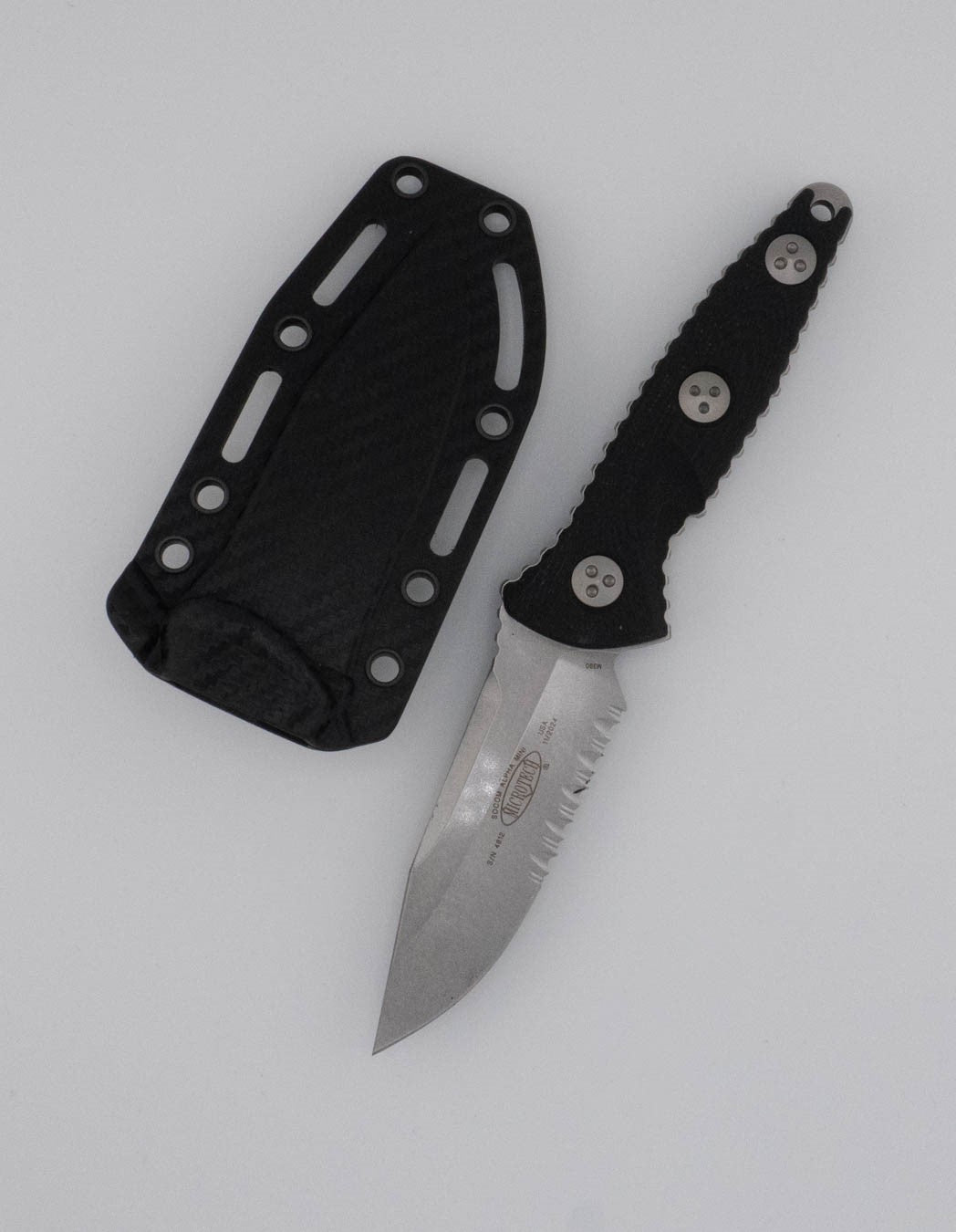 SOCOM ALPHA MINI S/E STONEWASH STANDARD PARTIAL SERRATION (113M-11) FACTORY SECOND