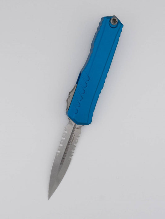 CYPHER II D/E STONEWASH PART SERRATE BLUE (1242-11BL) FACTORY SECOND