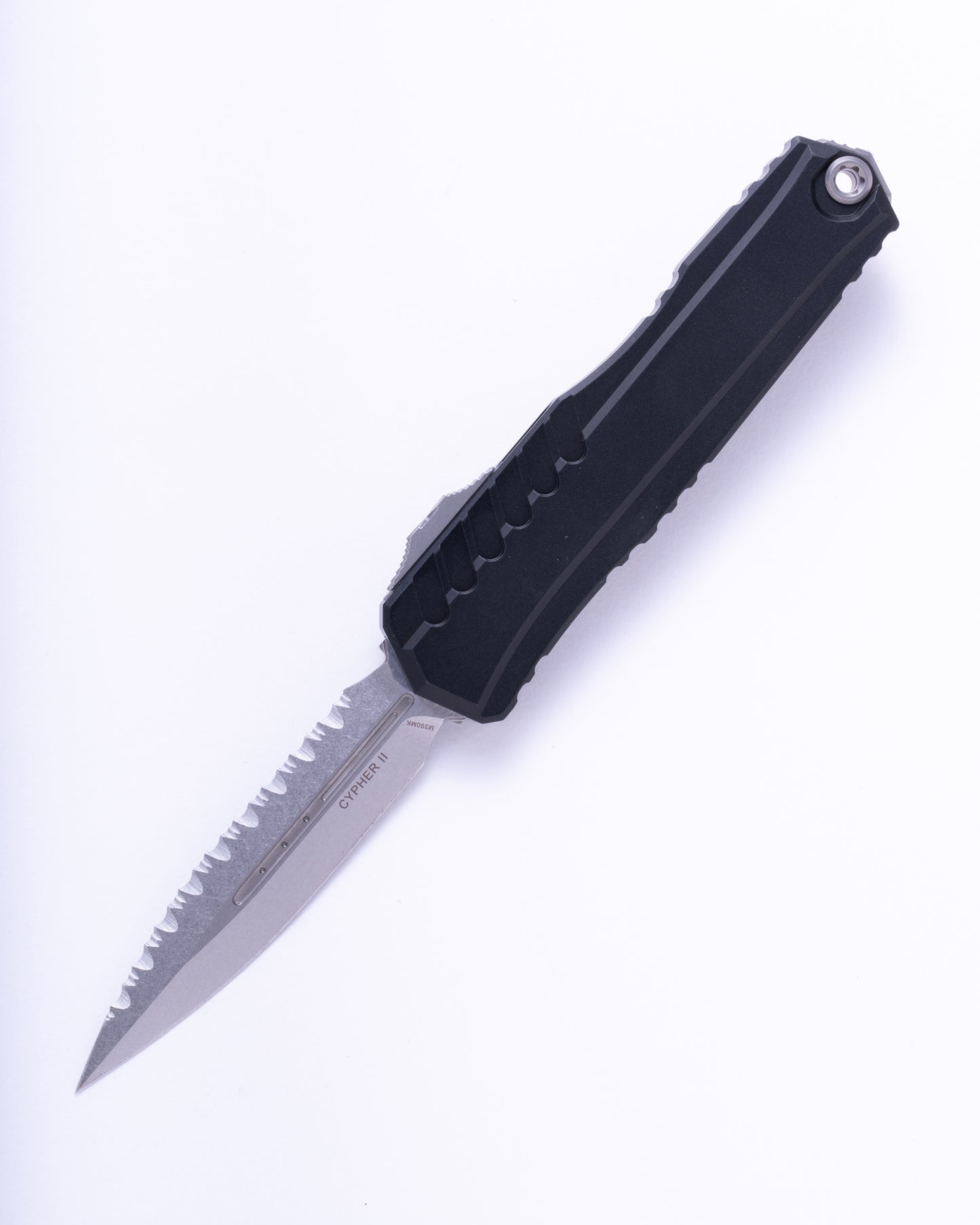 Cypher® II D/E Stonewash Full Serrated (1242-12)