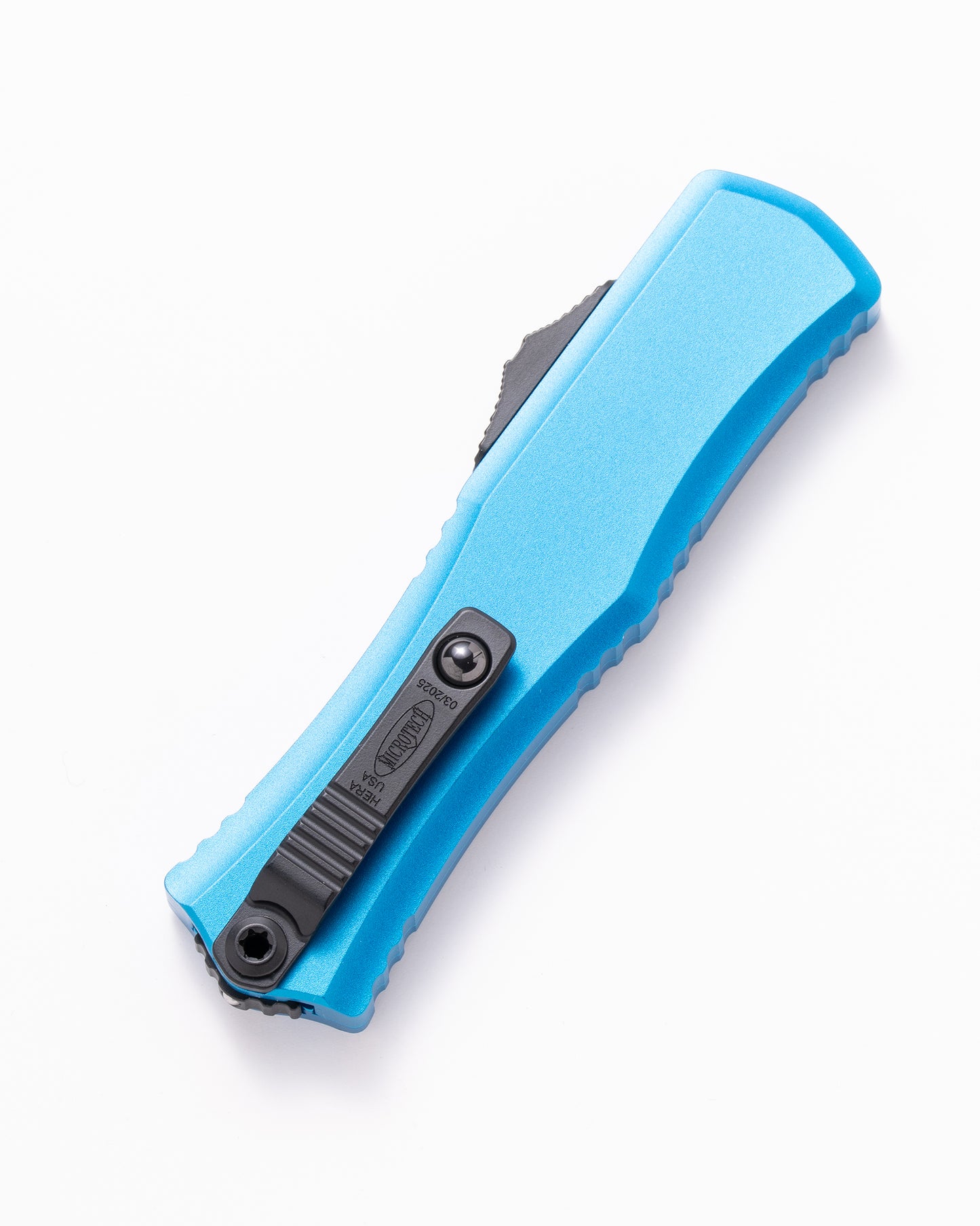 HERA II MINI D/E BLACK PART SERRATE BLUE (1702M-2BL)